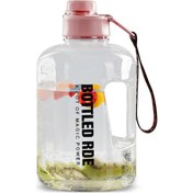 Resim Geeksen 2.2l Spor Su Bardağı, Günlük Su İhtiyacı İçin Motivasyonlu Zaman İşaretli, Taşınabilir Sağlıklı Pc Materyal, Fitness Ve İçin Pembe 