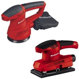 Resim Einhell TC-OS 1520 Elektrikli Titreşimli Zımpara + TC-RS 38 E Eksantrik Zımpara Usta Seti 