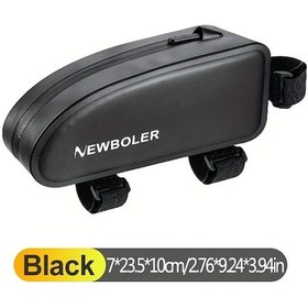 Resim Boatshop1 Siyah 088 1 Adet Yüksek Kaliteli Pvc Bisiklet Çantası Ayarlanabilir Sökülebilir Askılı Dayanıklı Siyah Dağ Ve Yol Bisikleti Aksesuar Çantası Siyah 088 