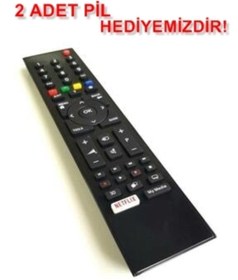Resim Arçelik Beko Altus Grundig Smart Lcd Led Uyumlu Tv Televizyon Kumandası Netflix Tuşlu 