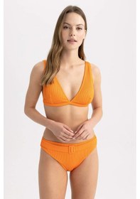 Resim Defacto Fall in Love Regular Fit Kemerli Bikini Altı T5231AZ23SMOG142 Turuncu 