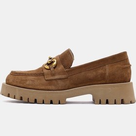 Resim Pamela Kadın Camel Gerçek Deri Loafer Camel 