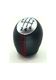 Resim Otom Parçası Megane 3 Gt Line Vites Topuzu - Kırmızı Dikiş Kırmızı 