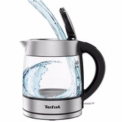 Resim TEFAL Işıklı Cam Kettle Su Isıtıcısı 1,7 Litre - Yeni Seri 