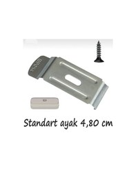 Resim tor & Zebra Perde Montaj Ayağı Seti Geniş Kasa Vida, Plastik Apar 