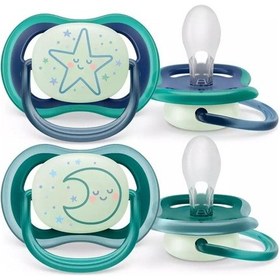 Resim Philips Avent Ultra Air Gece Emzik 6-18 Ay Erkek 
