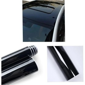 Resim Piano Black Parlak Siyah Hava Kanallı Üstü Koruma Jelatinli Araç Motor Aksesuar Araç Tavan Kaplama Folyosu Kırılmaz Çizilmez Özel Postüplü Ambalajda Gönderim (50CM x 1 Metre) 