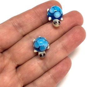 Resim Murano Cam Kaplumbağa - Mavi 