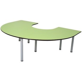 Resim Grup Çalışma Masası U Şekli̇nde Mavi 