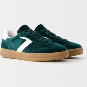 Resim Bershka Retro kadife spor ayakkabı 