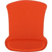 Resim Ergonomik Konfor Kauçuk Bilek Dinlenme Destek Mat Mouse Pad Gaming Işık Yeşil - Turuncu Turuncu 