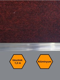 Resim NetBazaars 120 cm ALÜMİNYUM KAPI EŞİK PROFİLİ 