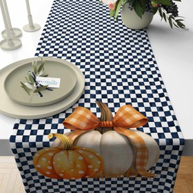 Resim Evmila Sonbahar Desenli Runner Modeli - 40x140 cm 