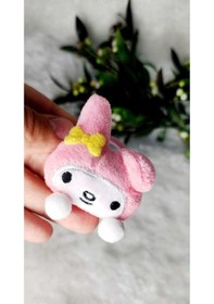Resim Kuromi Saç Lastik Toka-107 Pembe 