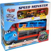 Resim Gd001 Parkurlu Araba Fırlatan Dinazor -vardem Oyuncak 