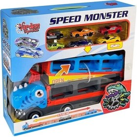 Resim Gd001 Parkurlu Araba Fırlatan Dinazor -vardem Oyuncak 