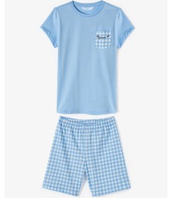 Resim Penti Gokyüzü Mavisi Erkek Çocuk Pajamas On Pamuklu Pijama Takımı Gokyuzu Mavısı 