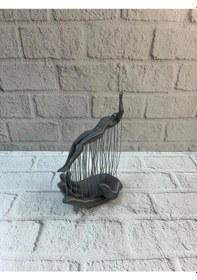 Resim Mey İthalat 3d El Üzerinde İnsan Figürü Gri Minimal Masa Üstü Dekor 