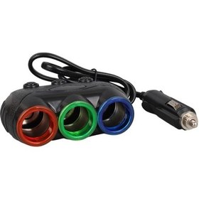 Resim Olesson 1632 12-24v 120w 80cm Kablolu 3'lü Araç Çakmak Çoklayıcı 