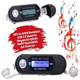 Resim harry 8 Gb Dahili Hafızalı Piili Digital Ekranli 1.Kalite Mp3 Çalar Kulaklık Hediyeli Müzik Çalar 
