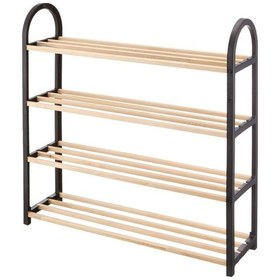 Resim Ahşap Çubuklu Ayakkabılık 6710 