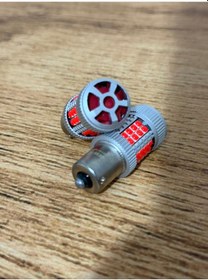 Resim Forg93 Fanlı Tekduy Led Fanlı Kırmızı Led Beyaz Tek Duy 2 Adet Kırmızı 