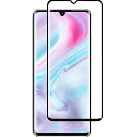 Resim Xiaomi Mi Note 10 Lite Full Kapatan Fiber Nano Ekran Koruma Siyah 
