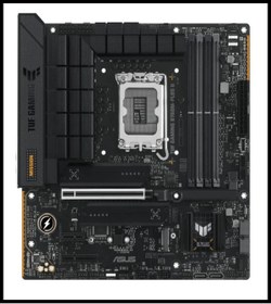 Resim ASUS TUF GAMING B760M-PLUS II 4xDDR5 3x M.2 HDMI DP Type-C 12-13-14.Nesil LGA1700 Soket GAMING Anaka 