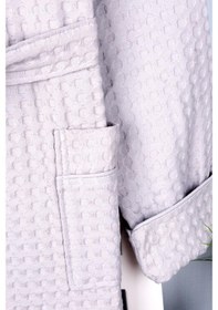 Resim Baveno %100 Organik Pamuk Şalyaka Pike Bornoz 