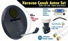 Resim Antenci 40 CM Next Çiftli LNB + Karavan Çanak Anten Seti + Digital Uydu Bulucu 