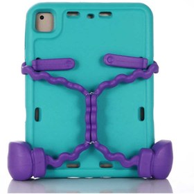 Resim Nezih Case Ipad (6. Nesil) 9.7 2018 A1893 A1954 Uyumlu Standlı Tablet Kılıfı Mavi Ve Nano Ekran Koruyucu 