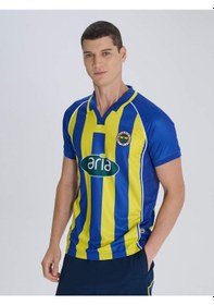 Resim Retro Çubuklu Forma 02/03 Sarı-lacıvert 