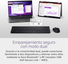 Resim Dell MS355 Sessiz Fare – Sessiz tıklamalı, optik 1000 DPI sensör ve Bluetooth bağlantısı ile kablosuz fare 