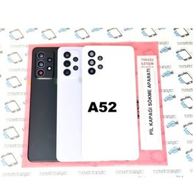 Resim Samsung Galaxy A52 A525 Arka Pil Batarya Kapağı (Lensli 