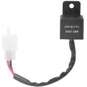 Resim Electric 12v 150w 2 Pin Led Flaşör Rölesi, Motosiklet Sinyal Lambası Çözümü, Tak Ve Kullan 