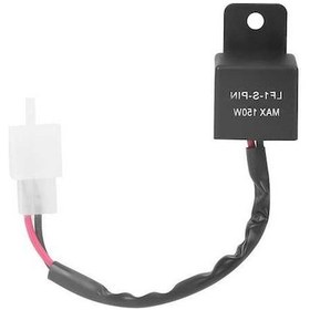 Resim Electric 12v 150w 2 Pin Led Flaşör Rölesi, Motosiklet Sinyal Lambası Çözümü, Tak Ve Kullan 