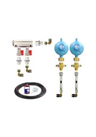 Resim Karavan Lpg Dağıtıcı Kollektör İç Tesisat Seti 2 Çıkışlı 