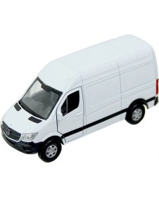 Resim Welly 1:38 Mercedes Sprinter Panel Van Çek Bırak Minibüs 
