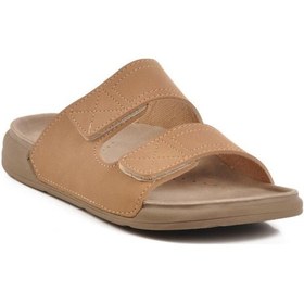 Resim Bento 115.002 Erkek Çift Cırt Anatomik Günlük Terlik Camel 