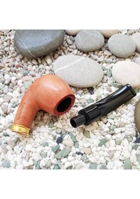 Resim Falconetti 9 MM Metal Halkalı Ahşap Pipo Py63sr 