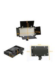 Resim Dymax Profesyonel Led Işık 600 Ledli Dslr Fotoğraf Makinesi Video Kamera Işığı 2m Işık Ayağı 