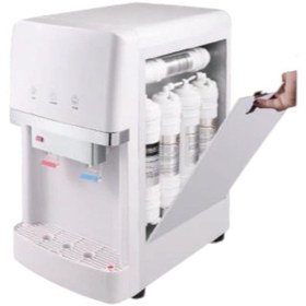 Resim Mini Masaüstü Sıcak-soğuk Arıtmalı Su Sebili Pompasız Cs07 Mini 10" 
