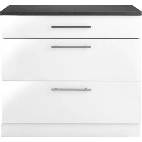 Resim Reggio Atelier Ada Mutfak Çekmeceli Mutfak Dolabı - Salon Mutfak Dolapları Çok Amaçlı Dolaplar 80 cm 