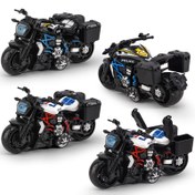 Resim 1 adet Döküm Motosiklet Oyuncak Modeli - Geriye Çekme Eylemi, Ön Far ve Yan Aynalar Hareketli, "POLİCE" ve "SPOR" Tasarımlı Çinko Alaşım Yarış Bisikleti, Siyah/Mavi/Kırmızı Vurgular, Koleksiyoncular için Mükemmel Hediye, İç Mekan Dış Mekan Oyunu | Polis Temalı Oyuncak | Hareketli Parçalar 