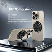 Resim 360° Dönen Masaüstü Telefon Tutucu - Katlanabilir Taşınabilir Tasarım, Sağlam ABS Malzemesi, Akış, Selfie ve Filmler için Manzara ve Portre Değişimi, Çoklu Medya Aksesuarı, Modern Aksesuar, Dayanıklı Yapı 