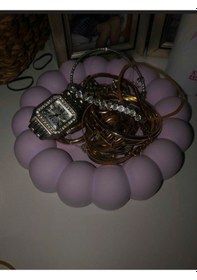 Resim Bubble Dekoratif Beton Takı Tabağı Bardak Altlığı 