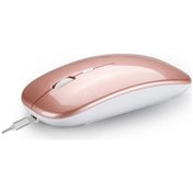 Resim Maiyame Hxsj M90 Modlu Kablosuz Mouse BT 5.0 2.4 G Optik Mouse Şarj Edilebilir Mouse 