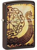 Resim Zippo Çakmak 49182 Viking Warship Lighter. Viking Savaş Gemisi 