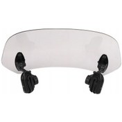 Resim Motociklet Ön Cam Deflektör Prolongasyonu Saydam,siyah 