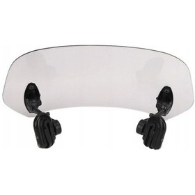 Resim Motociklet Ön Cam Deflektör Prolongasyonu Saydam,siyah 